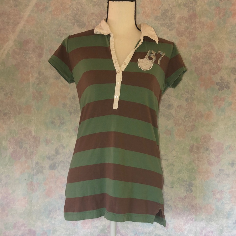 🤗casual size L striped Aeropostale t- shirt